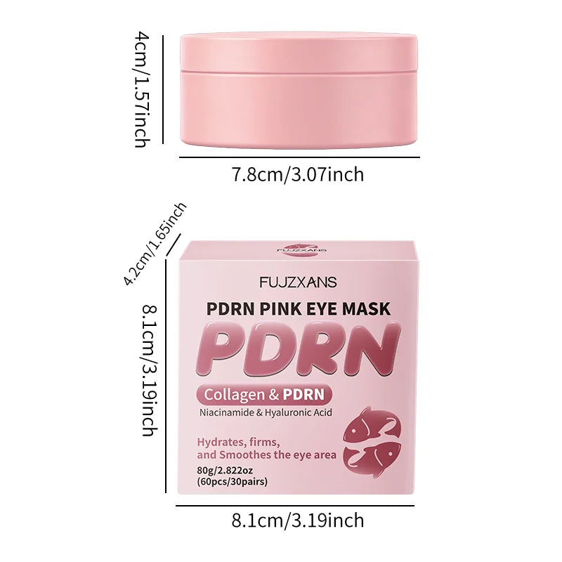 Mascarilla PDRN Rosa para Ojos — Antiojeras con Colágeno