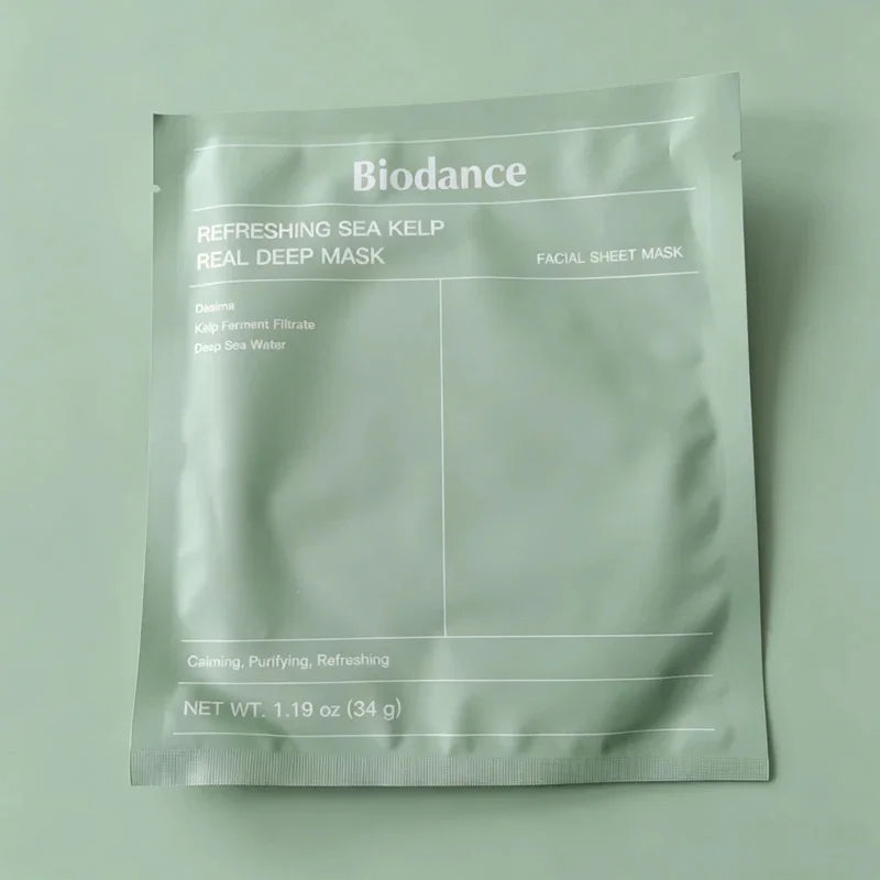 Mascarilla Facial de Colágeno Biodance, Hidratación y Humectación Altamente Efectivas, Mejora la Elasticidad de la Piel, Calmante e Iluminadora, Coreana