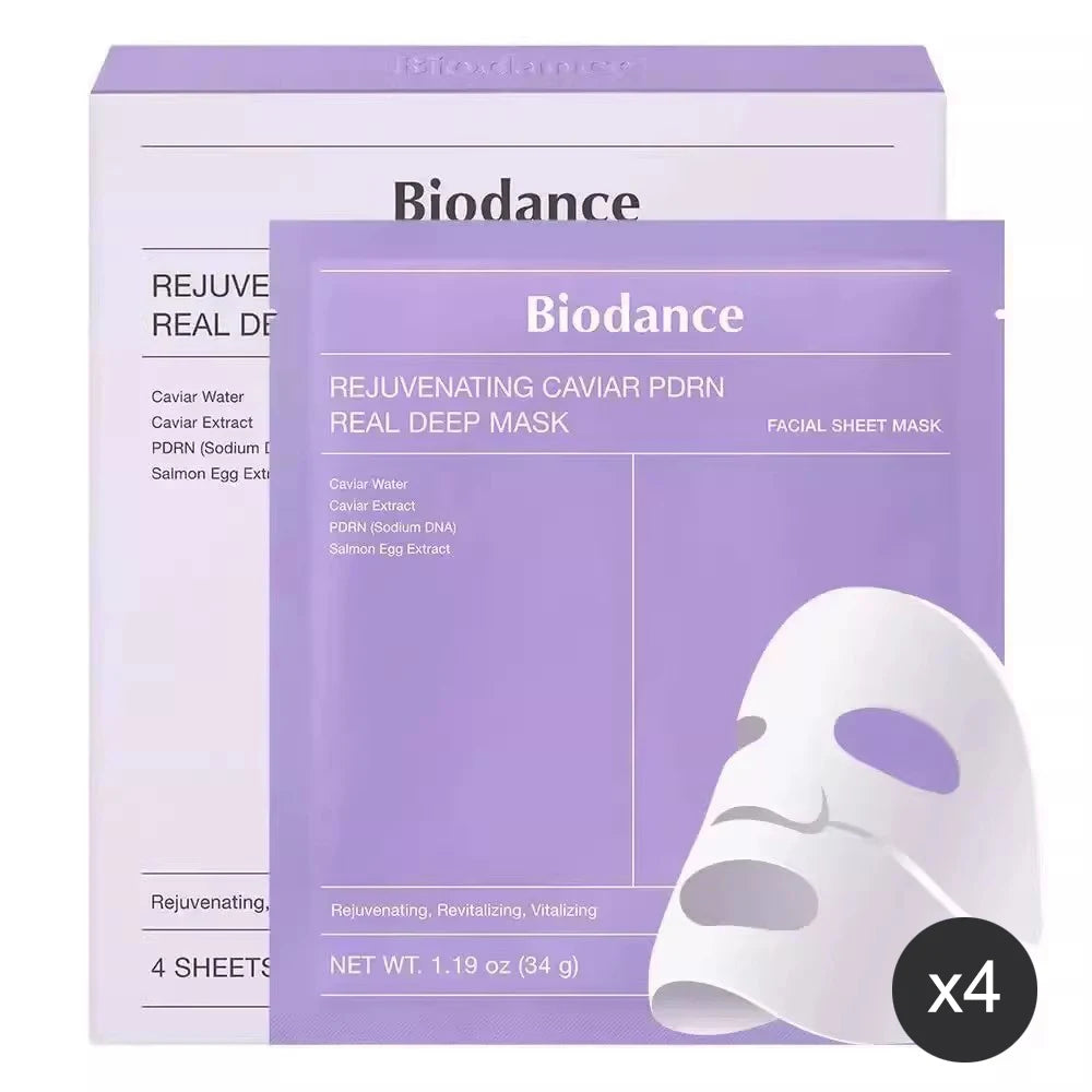 Mascarilla Facial de Colágeno Biodance, Hidratación y Humectación Altamente Efectivas, Mejora la Elasticidad de la Piel, Calmante e Iluminadora, Coreana