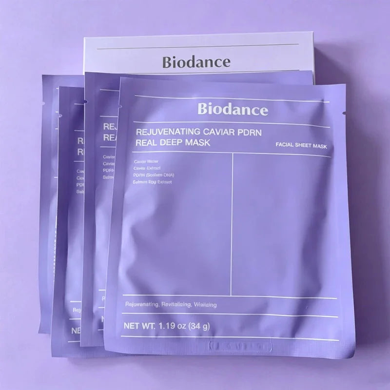 Mascarilla Facial de Colágeno Biodance, Hidratación y Humectación Altamente Efectivas, Mejora la Elasticidad de la Piel, Calmante e Iluminadora, Coreana
