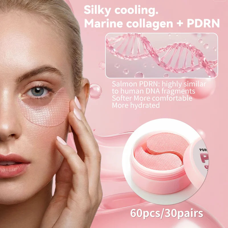 Mascarilla PDRN Rosa para Ojos — Antiojeras con Colágeno