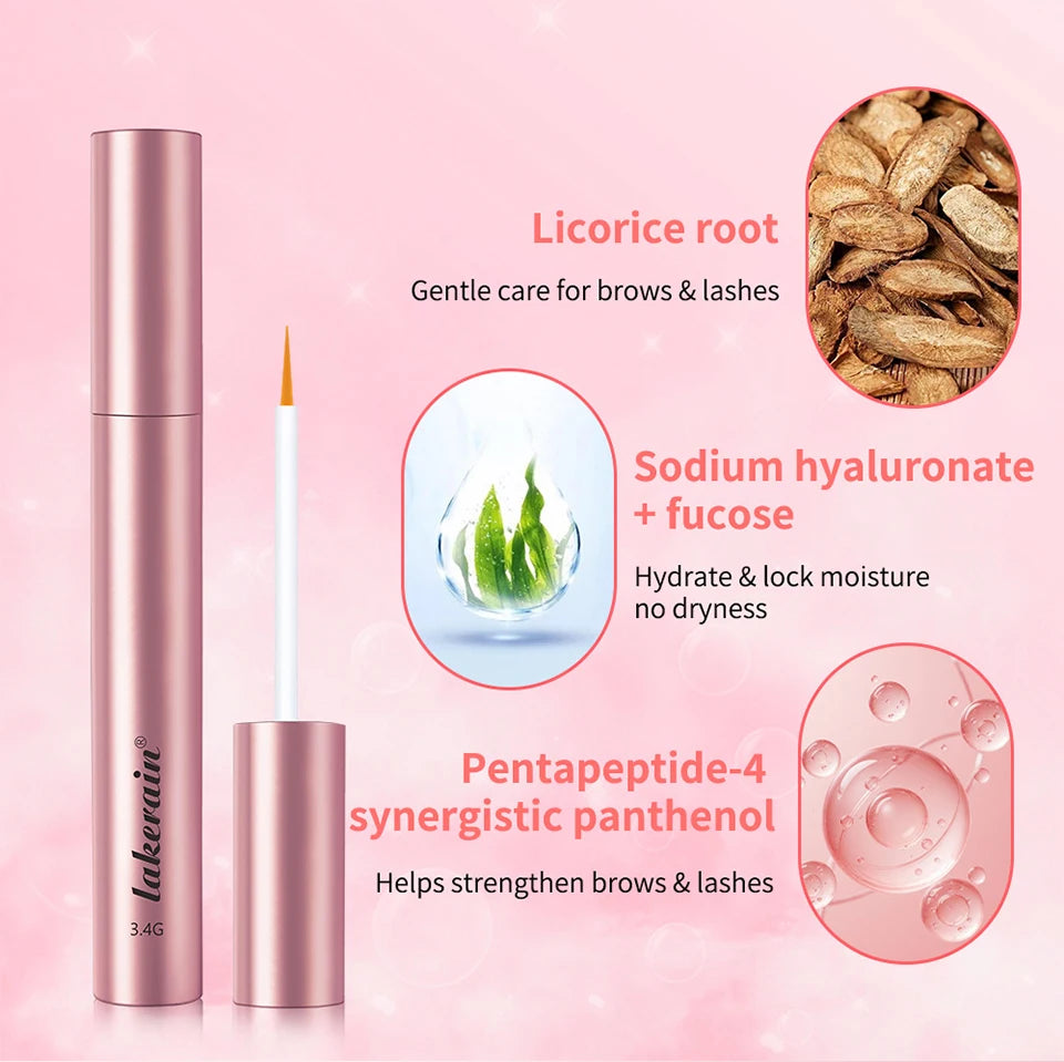Suero Potenciador de Cejas y Pestañas - Fórmula Hidrogel de Absorción Rápida