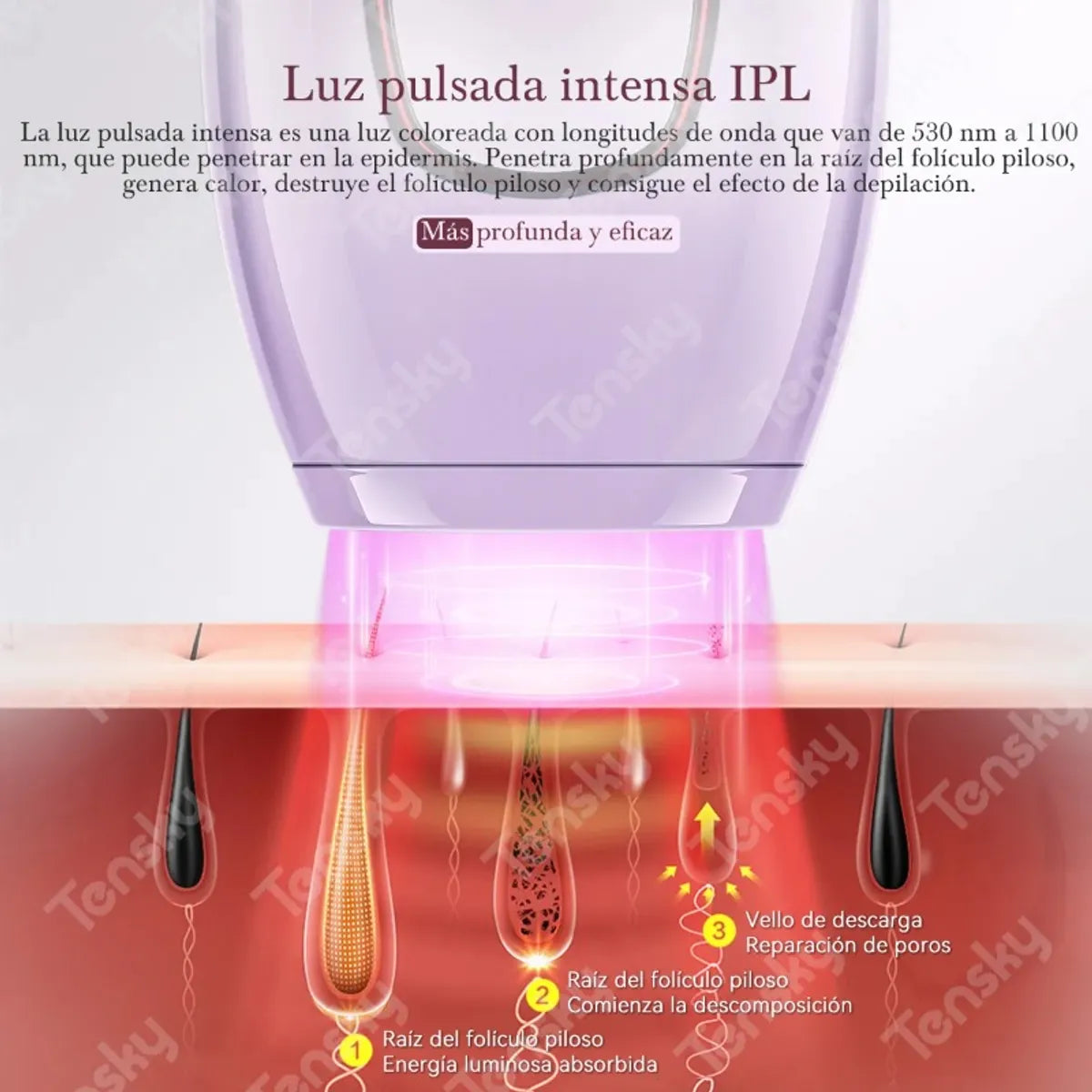 Depiladora IPL Permanente