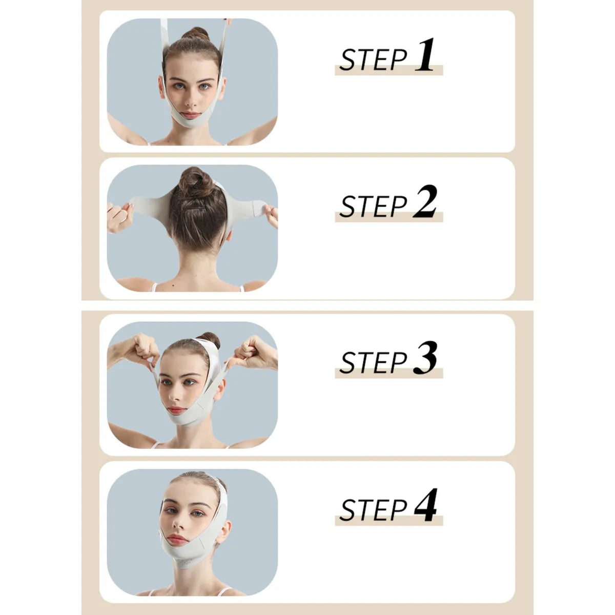 Banda Reafirmante Facial Ajustable