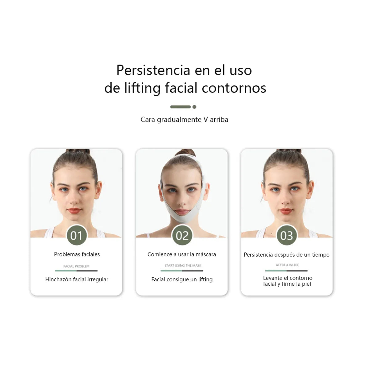 Banda Reafirmante Facial Ajustable