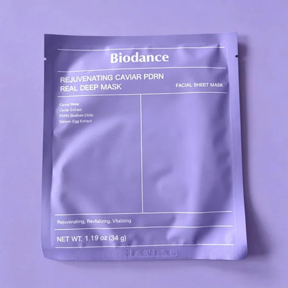 Mascarilla Facial de Colágeno Biodance, Hidratación y Humectación Altamente Efectivas, Mejora la Elasticidad de la Piel, Calmante e Iluminadora, Coreana
