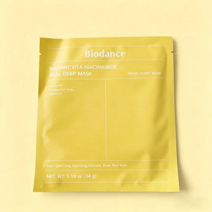 Mascarilla Facial de Colágeno Biodance, Hidratación y Humectación Altamente Efectivas, Mejora la Elasticidad de la Piel, Calmante e Iluminadora, Coreana