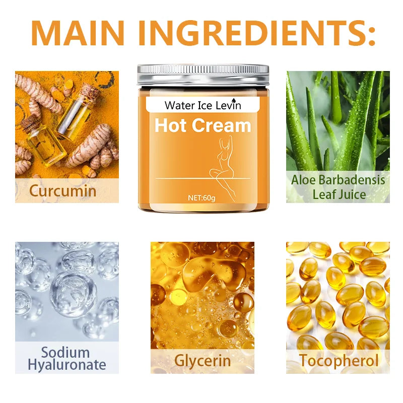 Crema de Masaje Reafirmante con Efecto Calor