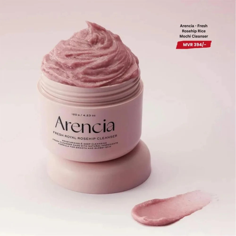 Arencia Limpiador Facial Rice Mochi — Espuma de Arroz Coreana