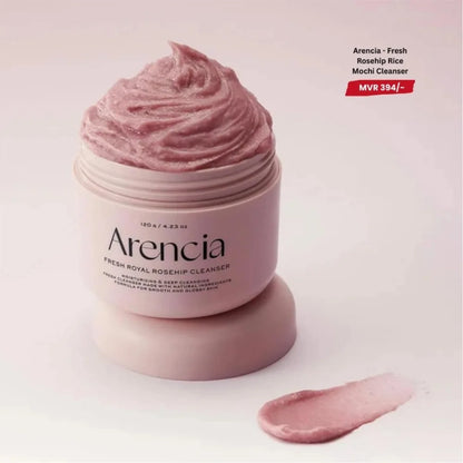 Arencia Limpiador Facial Rice Mochi — Espuma de Arroz Coreana