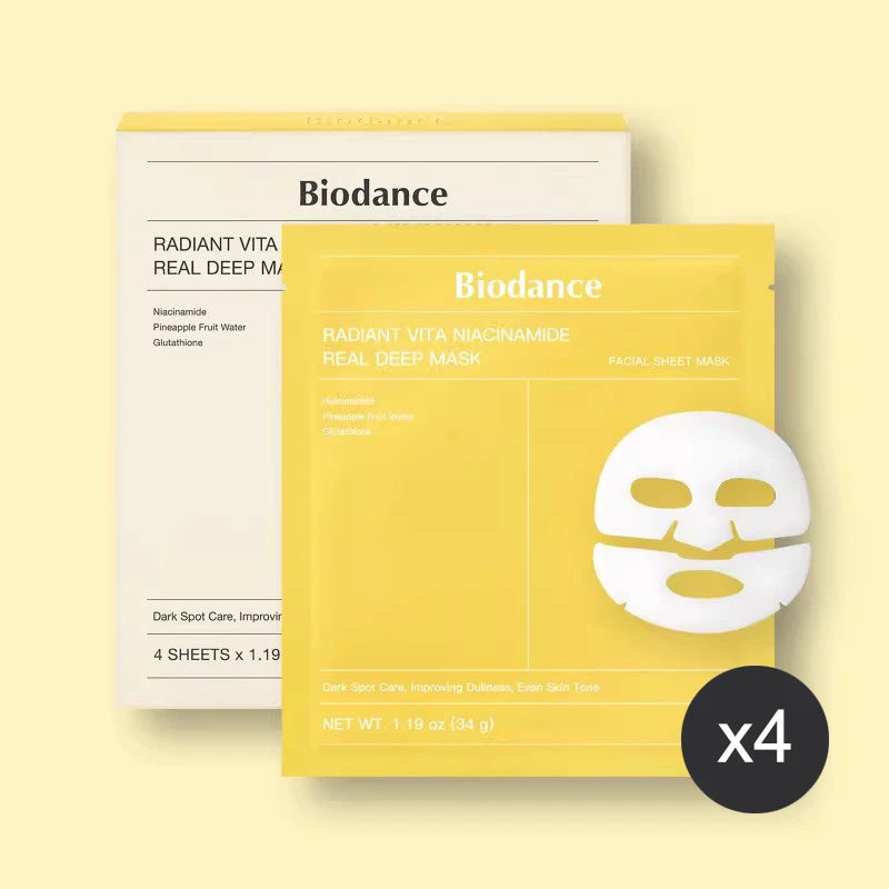 Mascarilla Facial de Colágeno Biodance, Hidratación y Humectación Altamente Efectivas, Mejora la Elasticidad de la Piel, Calmante e Iluminadora, Coreana