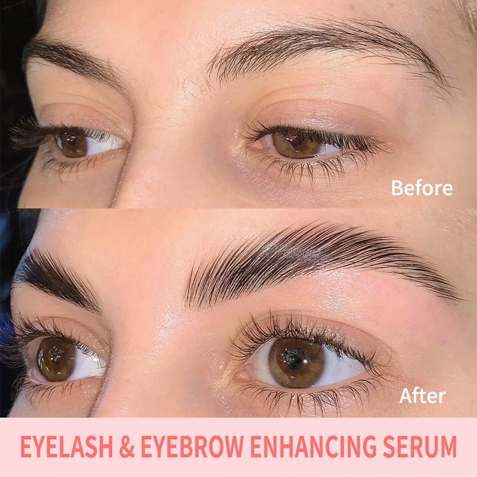 Suero Potenciador de Cejas y Pestañas - Fórmula Hidrogel de Absorción Rápida