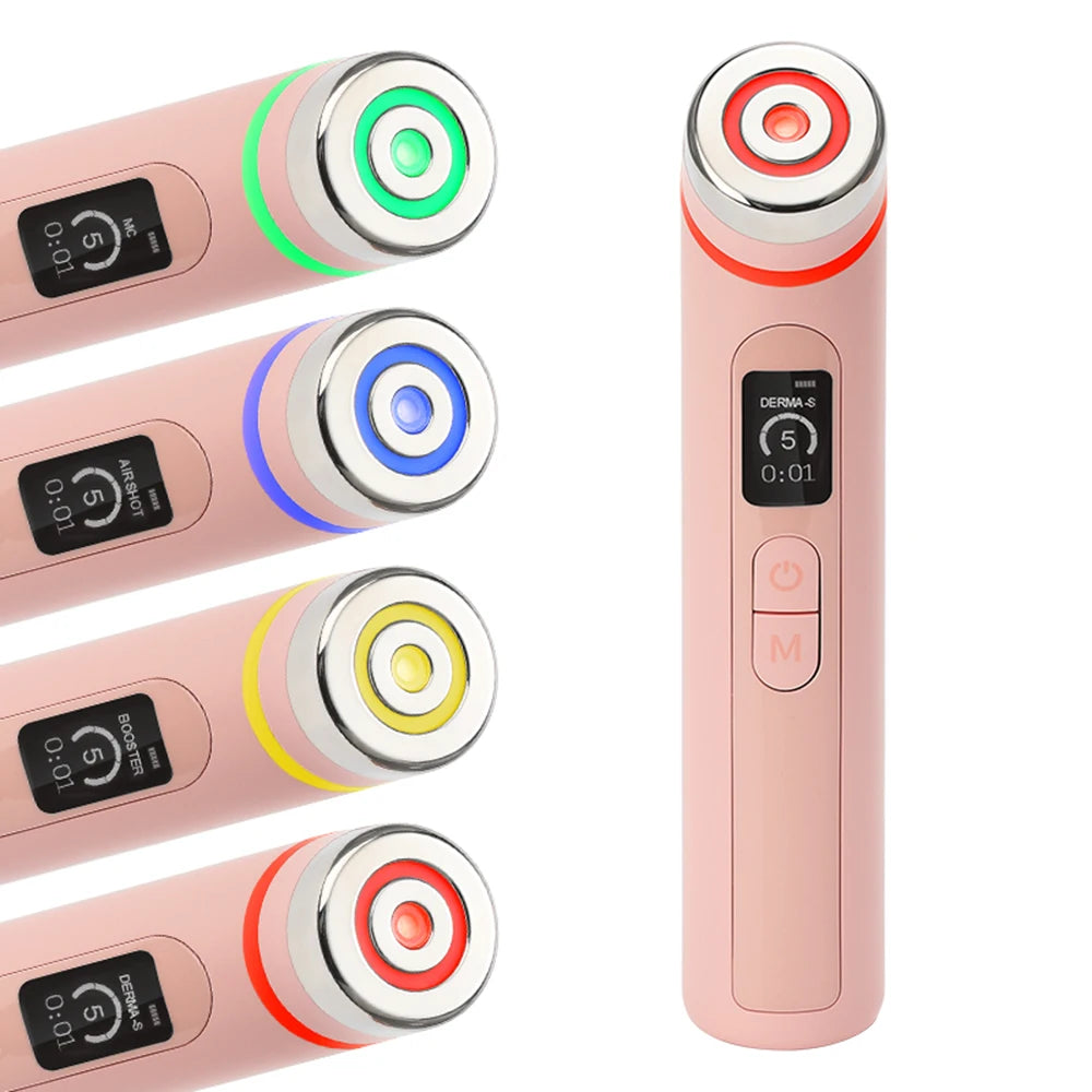 Dispositivo Facial EMS 4 en 1 — Microcorriente, Luz LED y Lifting