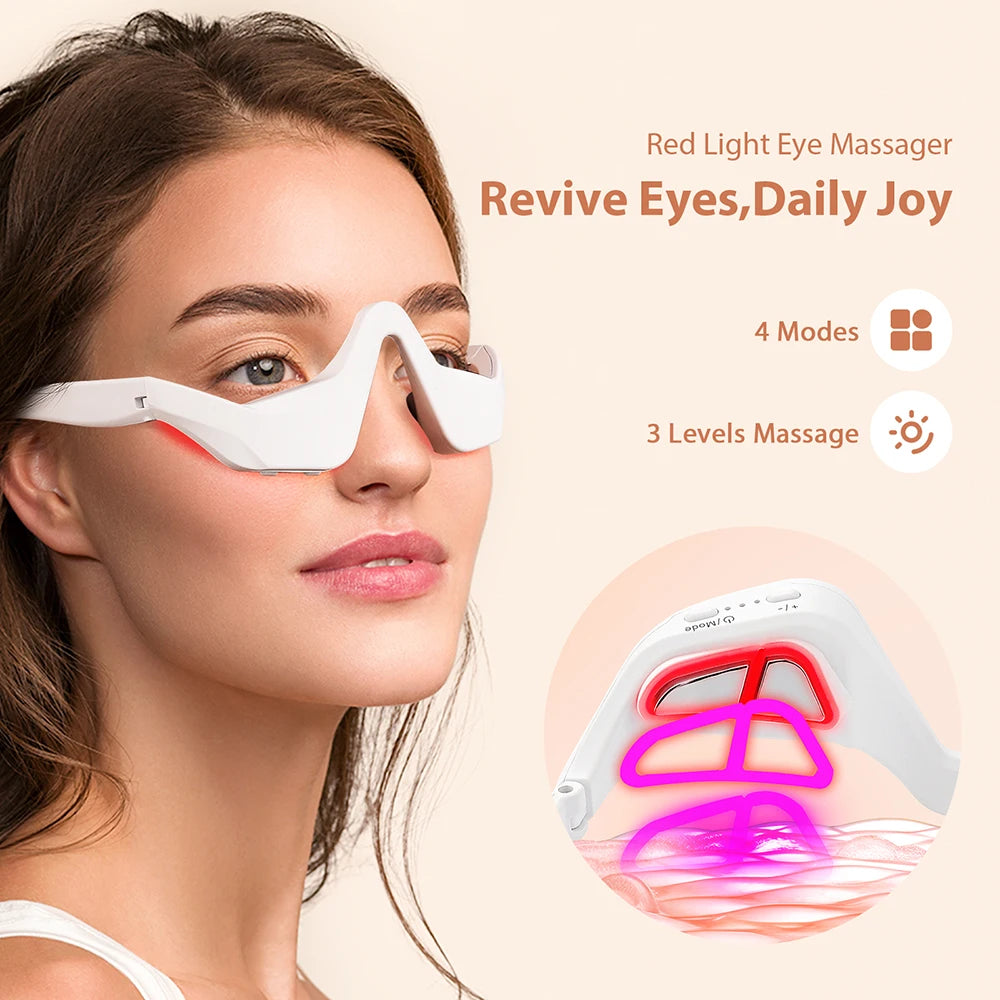 Masajeador de Ojos 3D — Alivia la Fatiga y Reduce la Apariencia de Ojeras