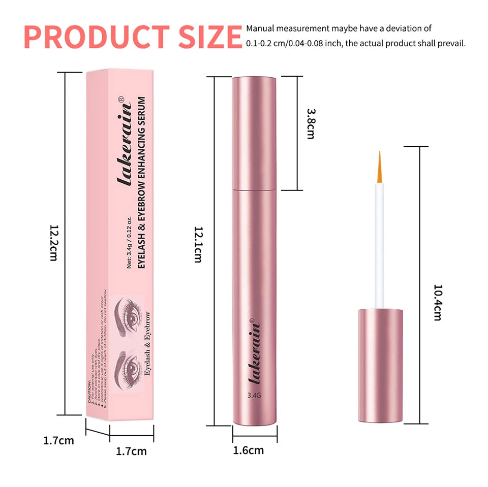 Suero Potenciador de Cejas y Pestañas - Fórmula Hidrogel de Absorción Rápida