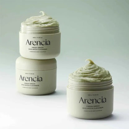 Arencia Limpiador Facial Rice Mochi — Espuma de Arroz Coreana