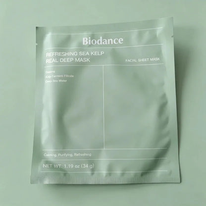 Mascarilla Facial de Colágeno Biodance, Hidratación y Humectación Altamente Efectivas, Mejora la Elasticidad de la Piel, Calmante e Iluminadora, Coreana