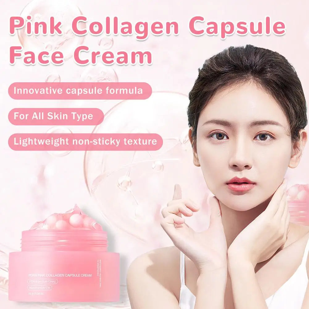 Crema Gel de Colágeno Rosa 5% Niacinamida — Hidratación Regordeta