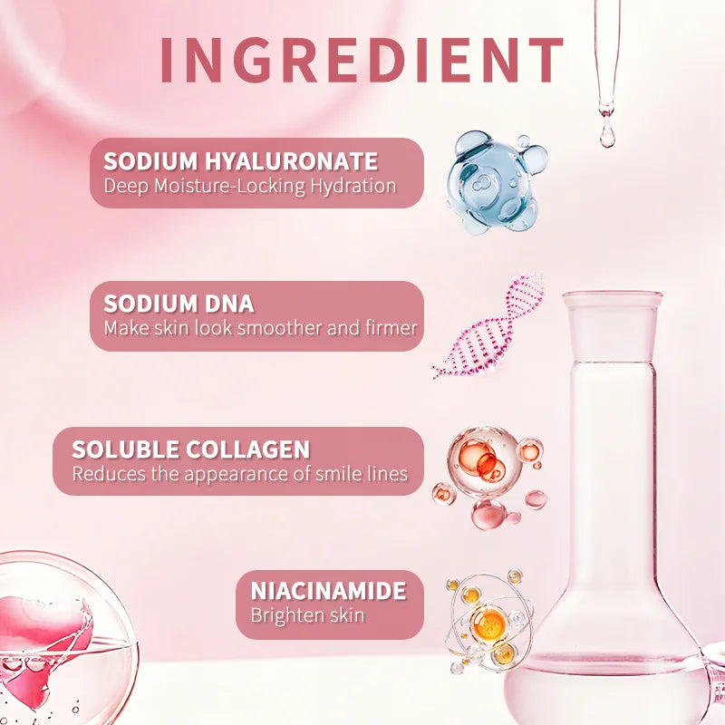 Mascarilla PDRN Rosa para Ojos — Antiojeras con Colágeno