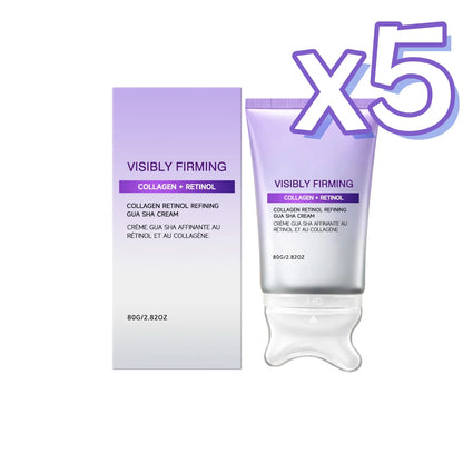 Crema Reafirmante Facial con Espátula Gua Sha