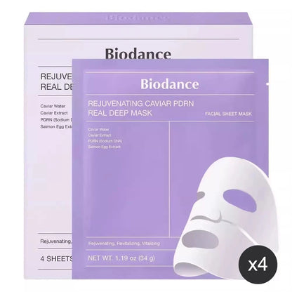 Mascarilla Facial de Colágeno Biodance, Hidratación y Humectación Altamente Efectivas, Mejora la Elasticidad de la Piel, Calmante e Iluminadora, Coreana
