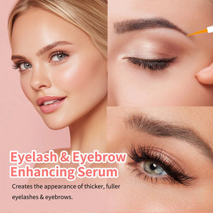Suero Potenciador de Cejas y Pestañas - Fórmula Hidrogel de Absorción Rápida