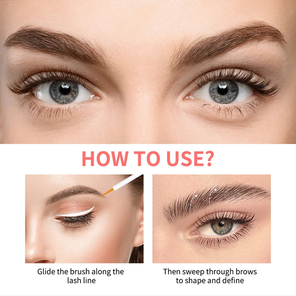 Suero Potenciador de Cejas y Pestañas - Fórmula Hidrogel de Absorción Rápida