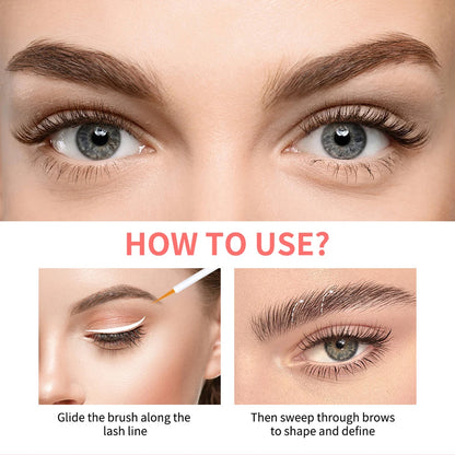 Suero Potenciador de Cejas y Pestañas - Fórmula Hidrogel de Absorción Rápida