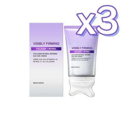 Crema Reafirmante Facial con Espátula Gua Sha