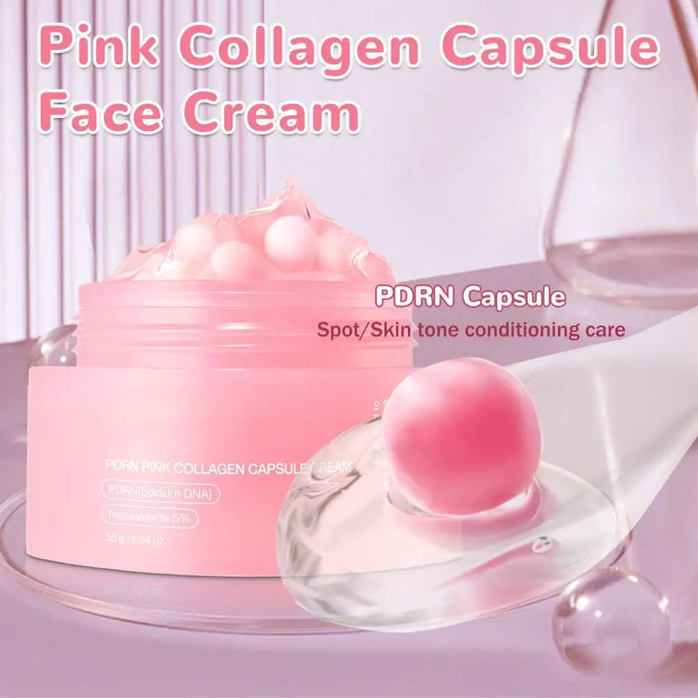 Crema Gel de Colágeno Rosa 5% Niacinamida — Hidratación Regordeta
