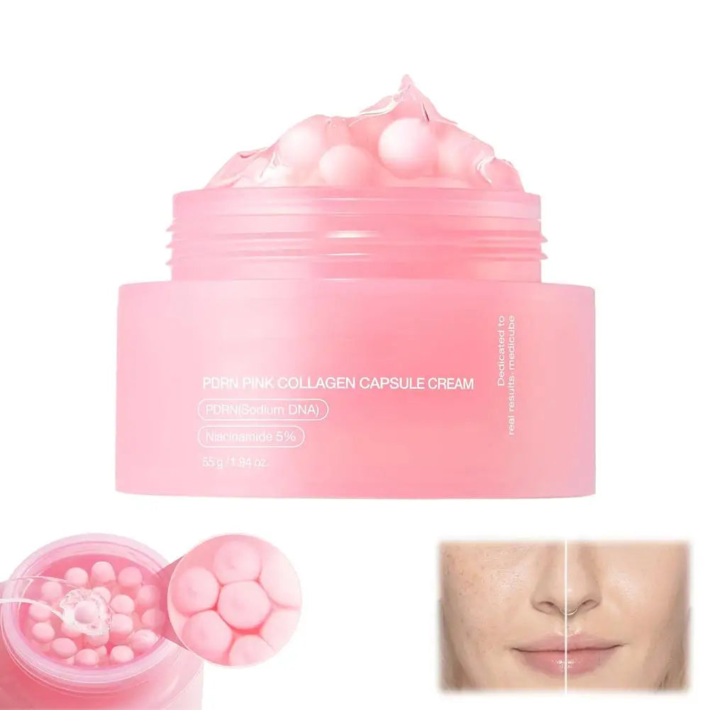 Crema Gel de Colágeno Rosa 5% Niacinamida — Hidratación Regordeta