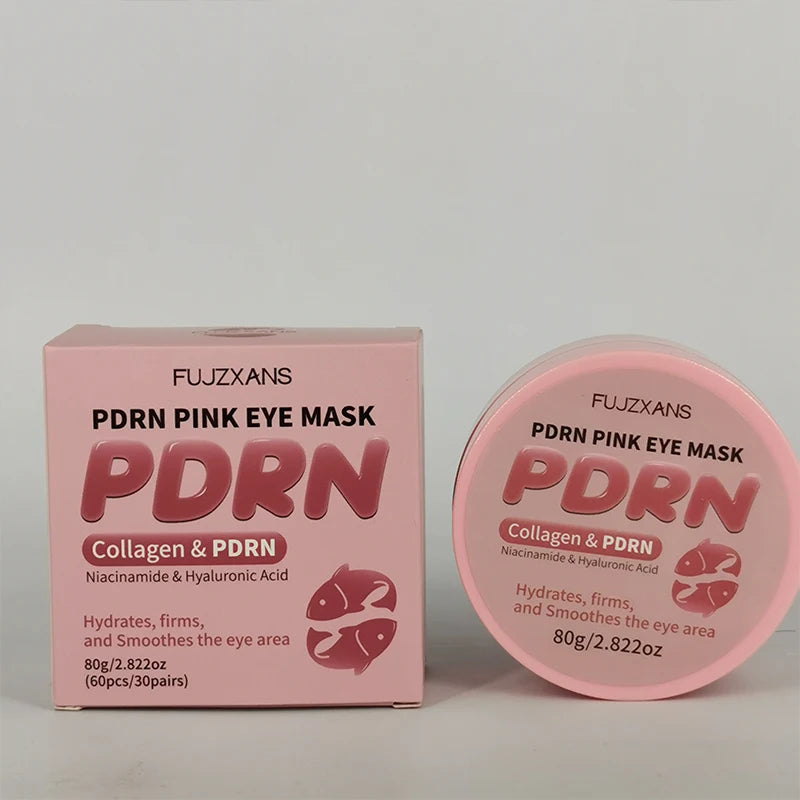 Parches de Ojos PDRN con Colágeno y Cafeína — Antiojeras Coreano
