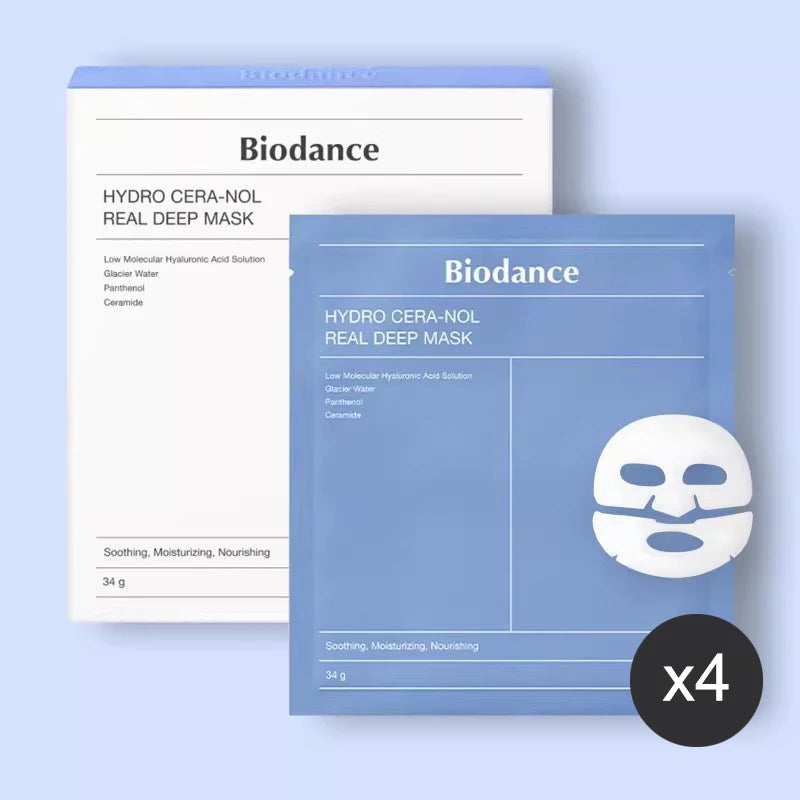 Mascarilla Facial de Colágeno Biodance, Hidratación y Humectación Altamente Efectivas, Mejora la Elasticidad de la Piel, Calmante e Iluminadora, Coreana