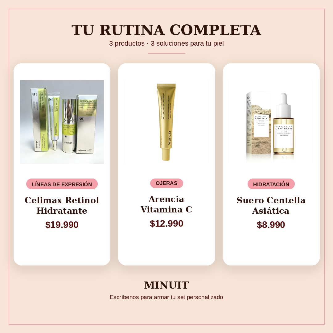 Tu Rutina Completa - Pack Celimax + Arencia + Centella
